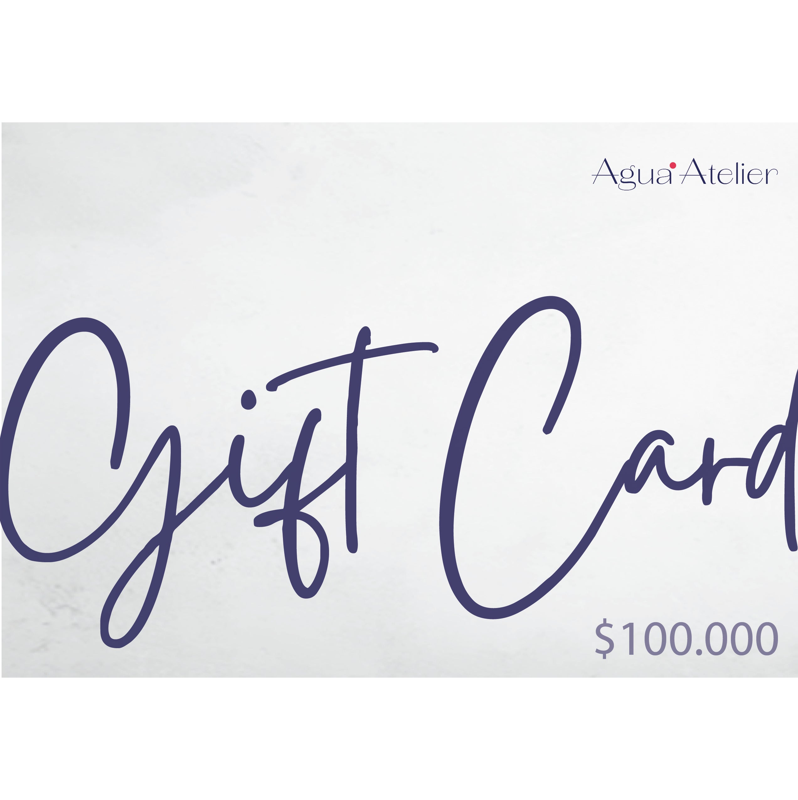 Gift Card Agua Atelier
