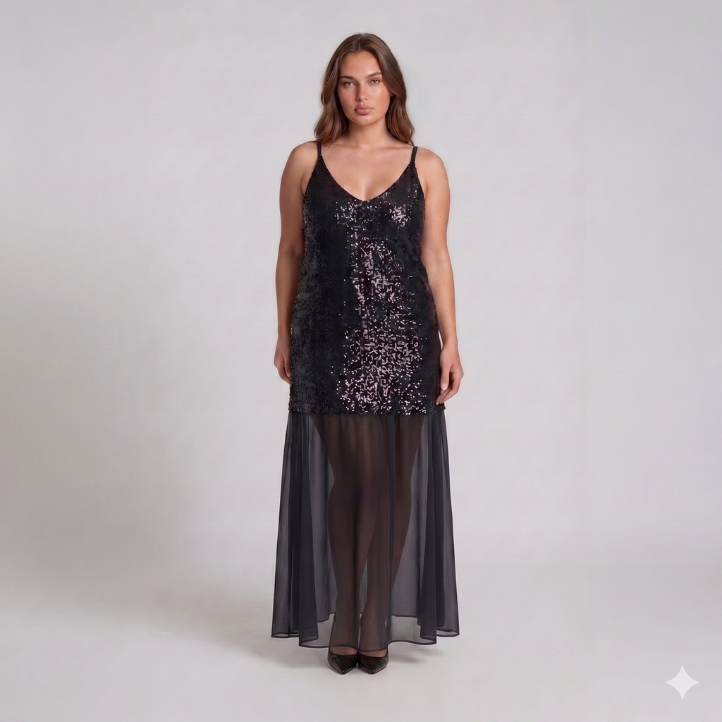 Vestido de Fiesta NIZA color Negro