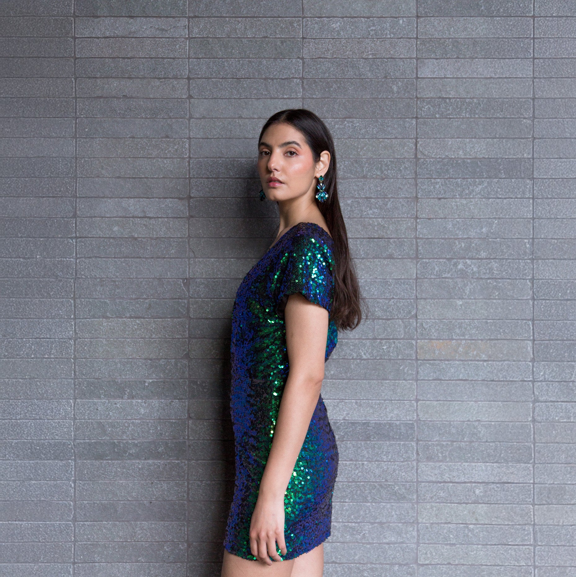 Vestido lentejuelas MALAGA