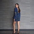 Vestido Terciopelo Tornasol ROMA PREVENTA